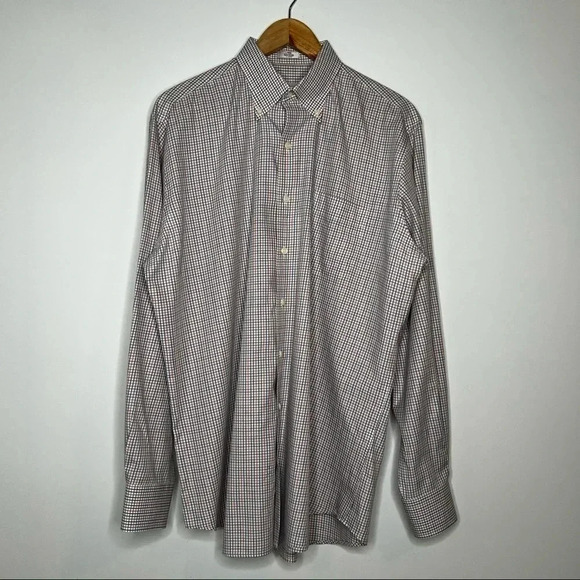 Peter Millar Men’s Cotton Button Down Shirt Size Large - Picture 8 of 8